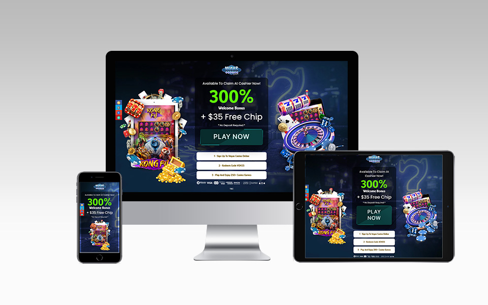 300% WELCOME BONUS + $35 Free Chip